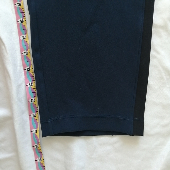 Lululemon On The Fly Pants Woven Track Stripe Navy And Black 8 - Picture 15 of 16